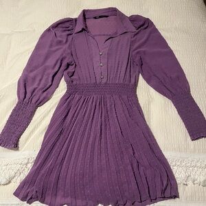 Elegant Purple Women's Dress